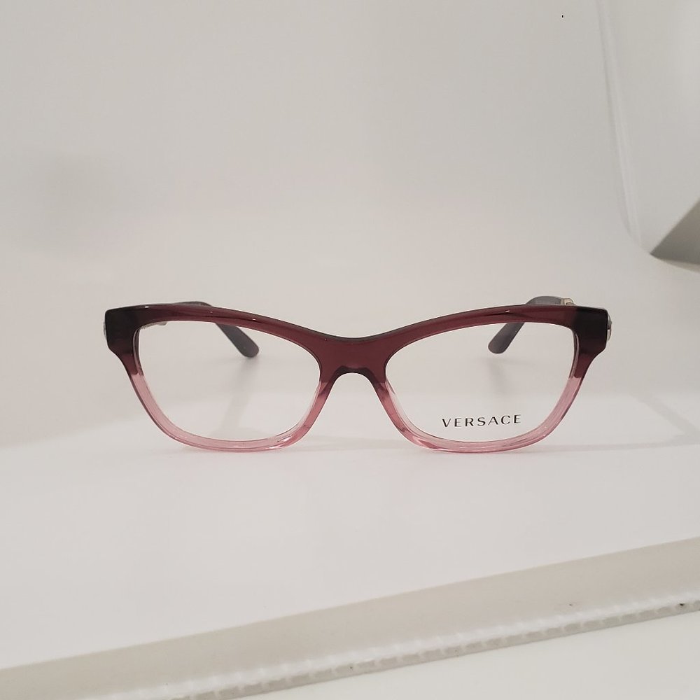 Versace Women's Pink Gold Glasses MOD 3214 5151 - Picture 2 of 2